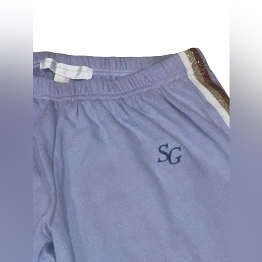 Spiritual Gangster Perfect Vintage Sweatpants, Purple w Multicolor Stripes Small - Picture 9 of 13